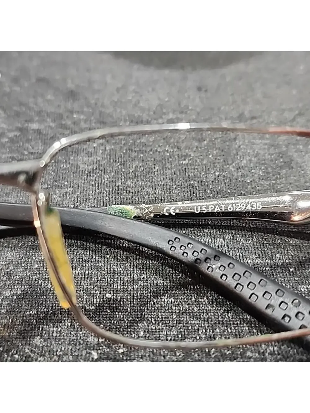 Nike EV0569 002 Avid Gunmetal Rectangle Wrap Sunglasses Frame 61-16 135
